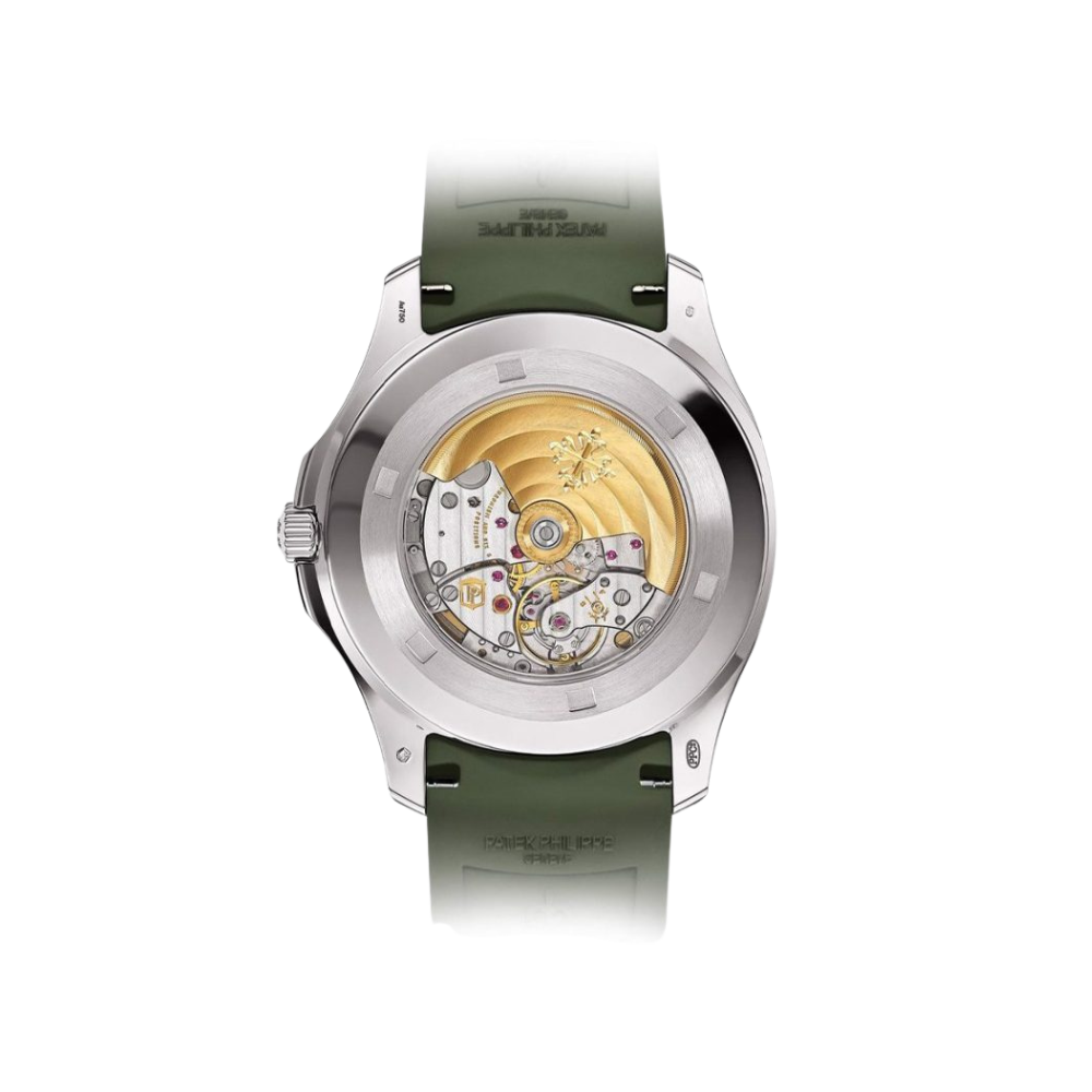 Patek Philippe Aquanaut Jumbo Date, Sweep Seconds, 18k White Gold, 42,2 mm, Ref# 5168G-010 - Image 4